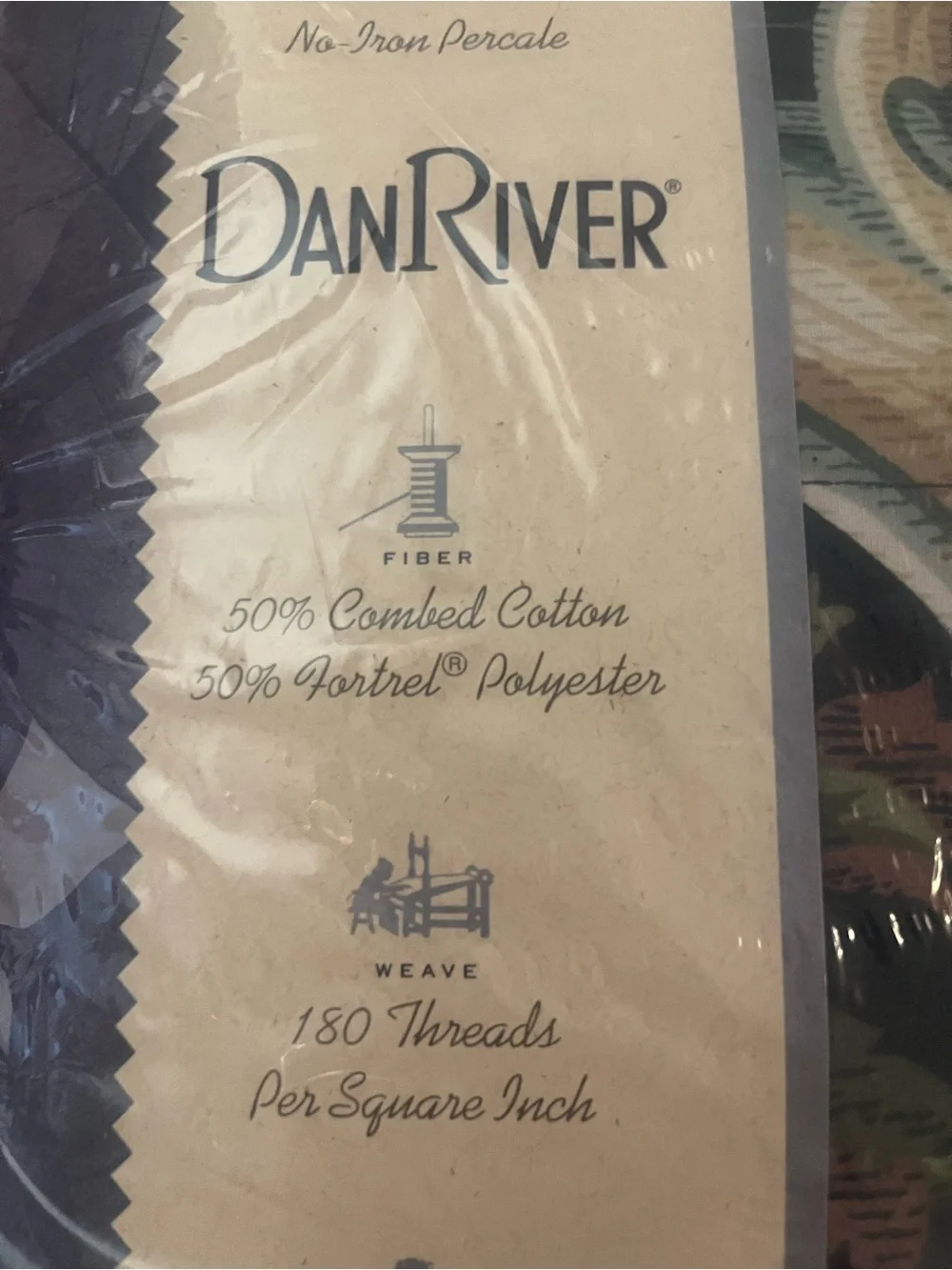 Dan River Floral Jacquard twin Sheets VTG Navy with Multi Floral Print charm